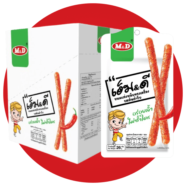 M&D Latiao Spicy Sticks Original Flavor